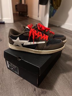 Indigo studios Travis Scott x bathing ape size 10.5