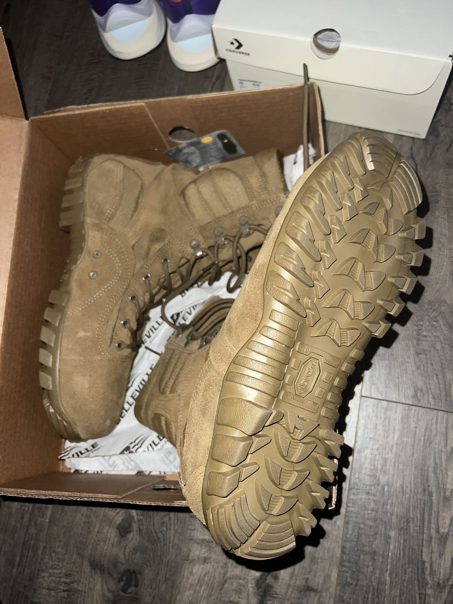 Belleville Coyote Brown Steeltoe Boots