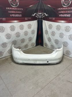 RB6066-04 2018-2024 Infiniti Q50 sedan rear bumper cover with sensor holes