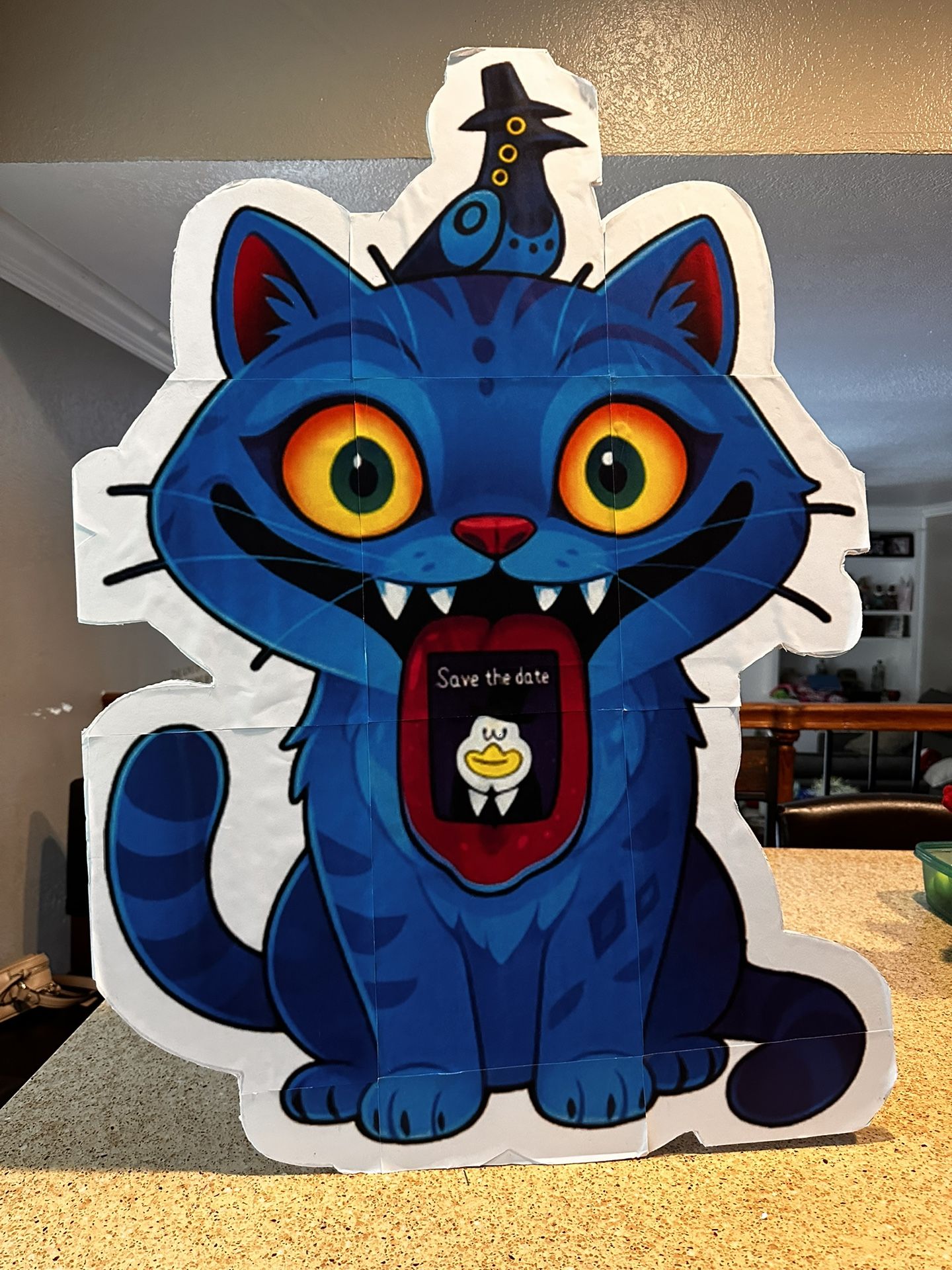 KPOP Demon Hunters Tiger Cutout standalone 