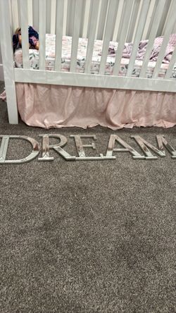 Pottery barn mirror letters