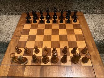 Vintage chess set