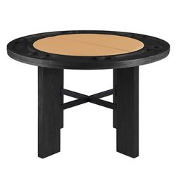 Gaetani Black Game Table