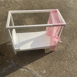 Wood Doll Bed 