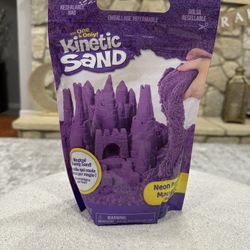 Brand New Neon Purple Kinetic Sand 2 LB