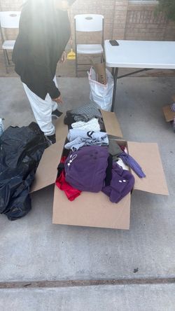 5 dollar boxes of clothes