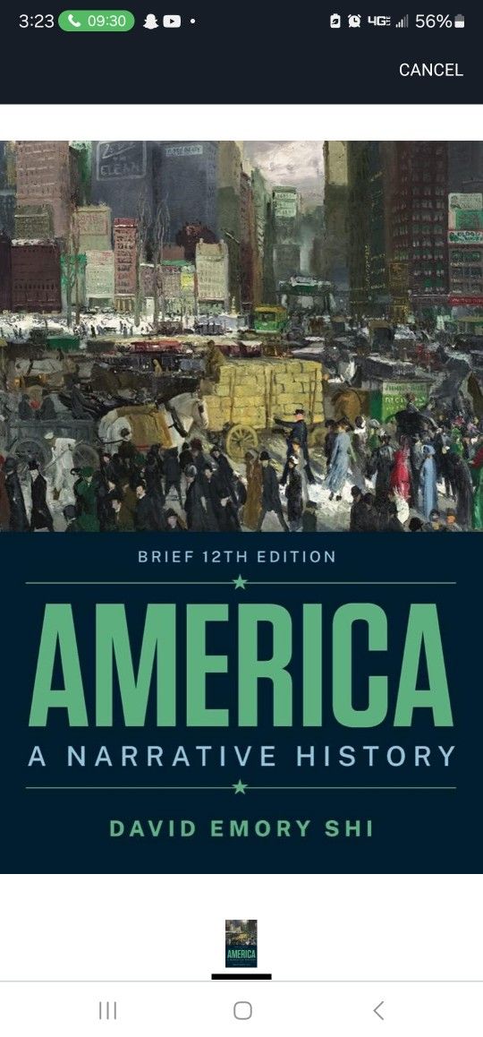 America a Narrative History Book David Emory SHI