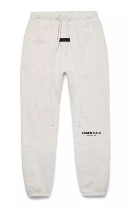 Essentials Fear Of God SS22 Light Oatmeal Sweatpants XS To XXL