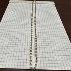 18k Gucci Style 3 Colors Gold Chain 