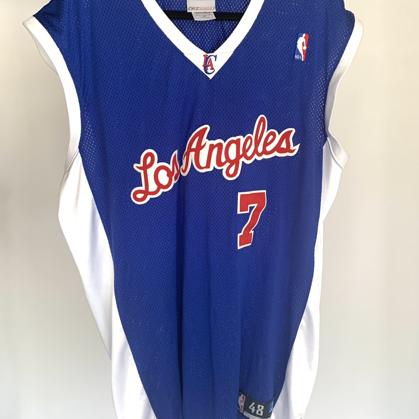 Rare VTG NBA Reebok HWC Los Angeles Lakers Lamar Odom Jersey 7 Blue Men for  Sale in Channelview, TX - OfferUp