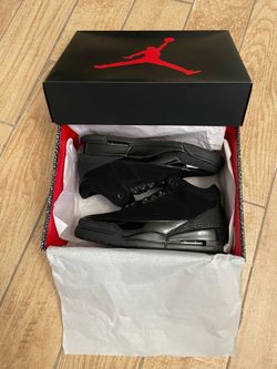 Jordan 3 Black Cat size 11