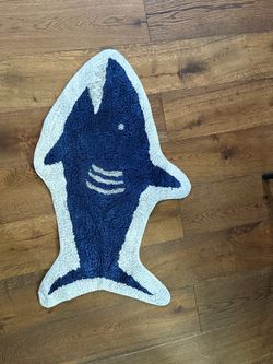 Shark Shaped Accent Rug