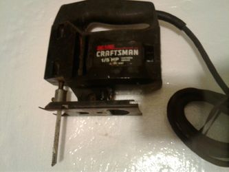 Craftsman jigsaw very powerful include blades $25 negotiable don't be shy any offer will discuss