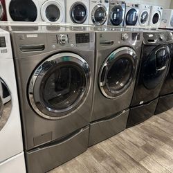 Kenmore elite washer and dryer set electric with warranty