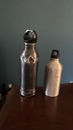 Two Stainless Steel Water Bottles