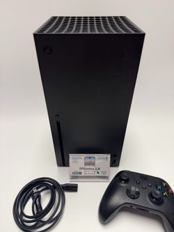 Xbox Series X Disc Edition 1TB Black w/ Controller & Power Cable Used Condition