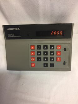 Vintage Unitrex 801k Electronic Calculator