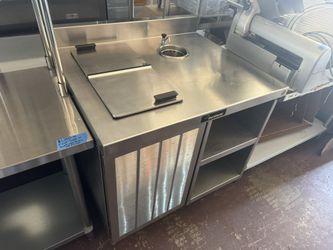 Delfield Self-Contained Freezer Cabinet Table – $1,200