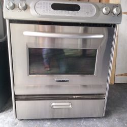 Kitchen Aide Stainless Stove
