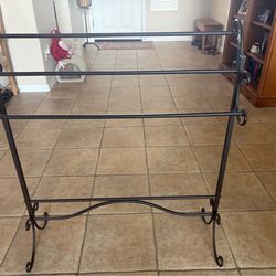 Wrought Iron Quilt/Towel Rack