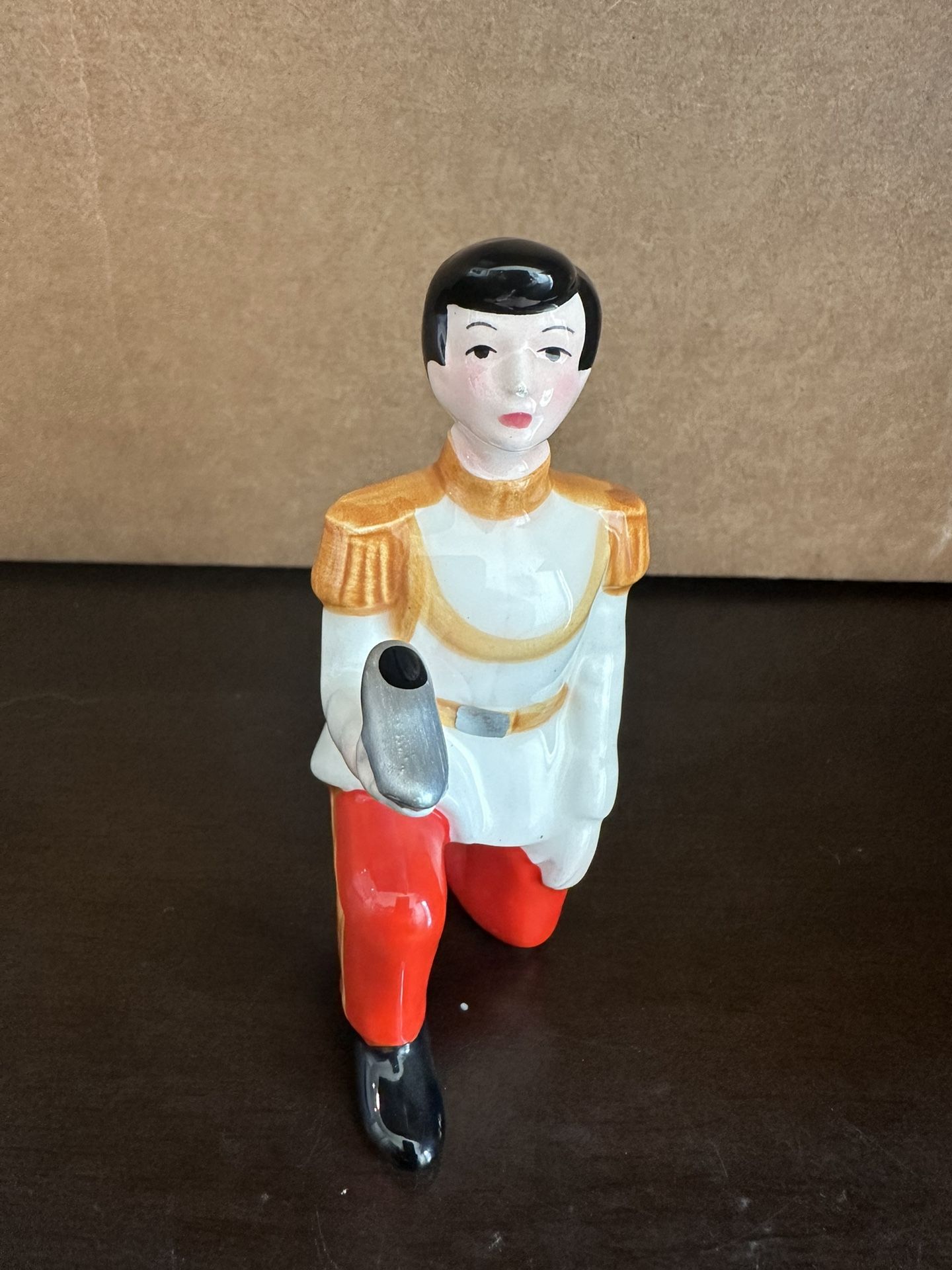 Vintage Prince Charming Ceramic Figure Cinderella Japan Walt Disney Productions