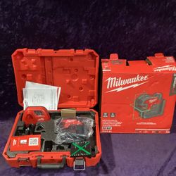 🧰🛠Milwaukee M12 Cordless Green Cross Line & 4-Points Laser Level Kit-NEW!-$490!🧰🛠