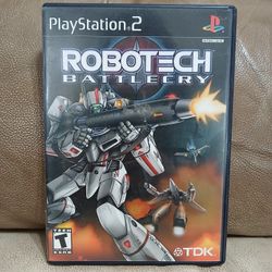 Robotech Battlecry For Playstation 2 PS2
