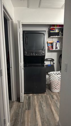 Double stack washing machine