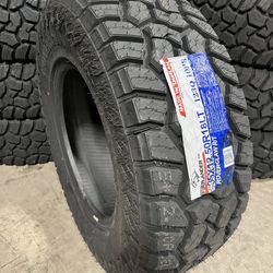 35x12.50r18LT m/t #4 New Tires Atlander Mount & Balance // Set De 4 Llantas Nuevas Atlander Instaladas Y Balanceadas 18s M/t