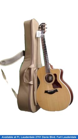 Tylor 214ce Brown Acoustic / Electric Classic Guitar