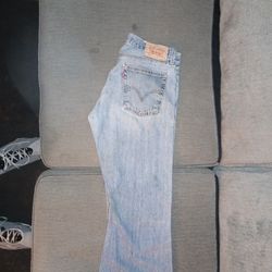 Vintage Levis Size 32 32 Light Blue 
