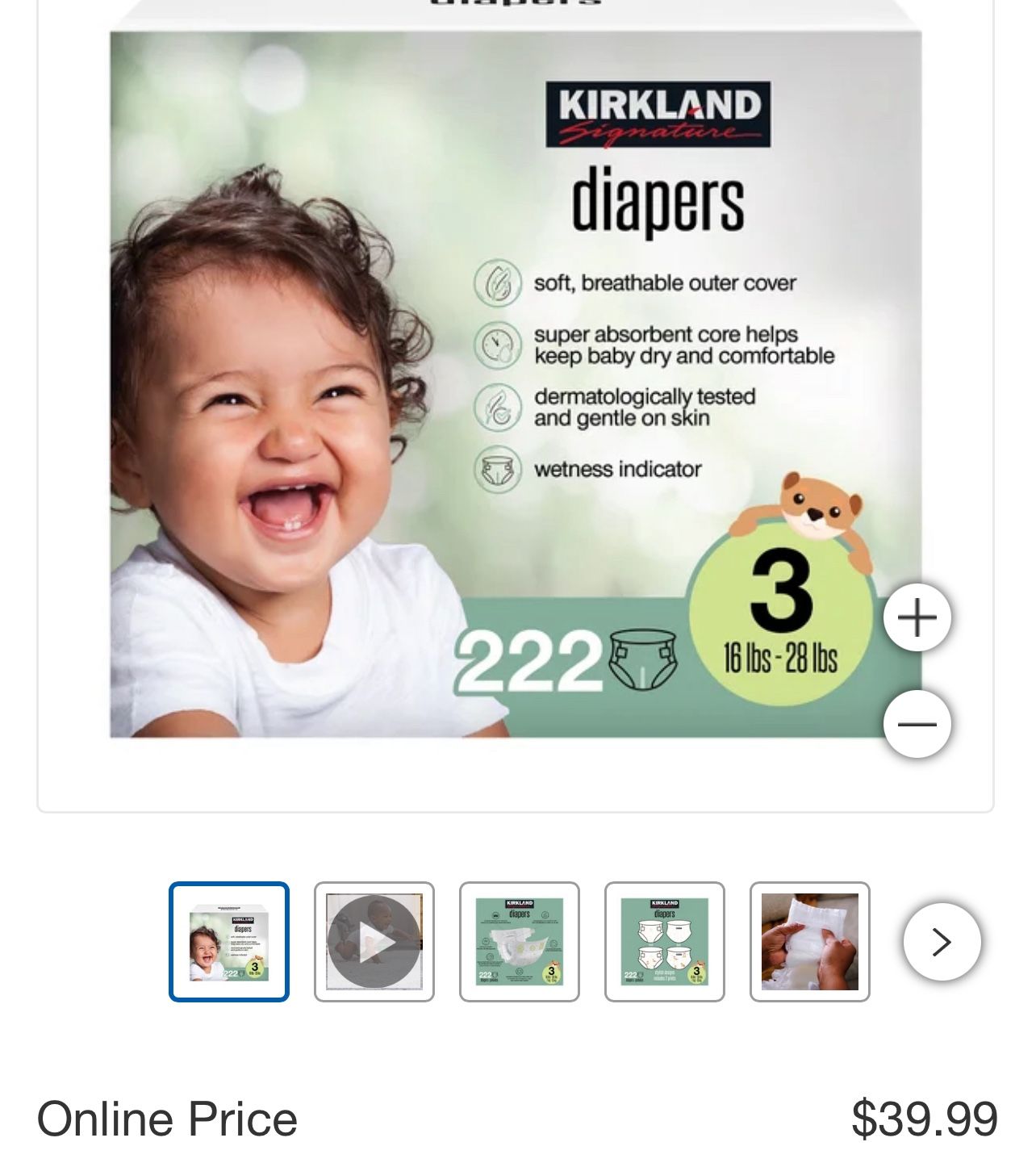 Kirkland Pampers