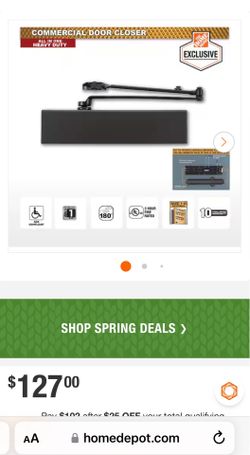 Heavy duty commercial door closer