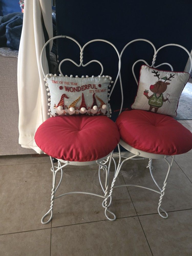 Vintage Ice Cream Parlor Chairs