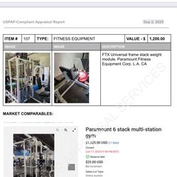 Paramount Fitness Equipment FTX Universal Frame Stack Weight Module