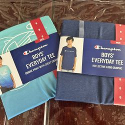 Champion’s Boys Tees, Set Of 4 Size M8