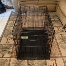 Top Paw Double Door Folding Crate Wire Dog