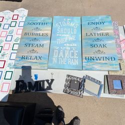Pictures and picture frames
