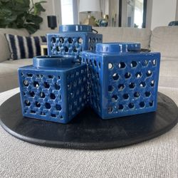 Set Of 3 Gorgeous Lanterns. -Germanic . 