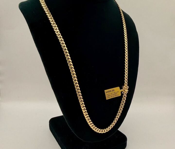 10KT Solid Gold Chain