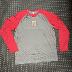 Men’s Team Mexico Baseball Long Sleeve Shirt Size XL 