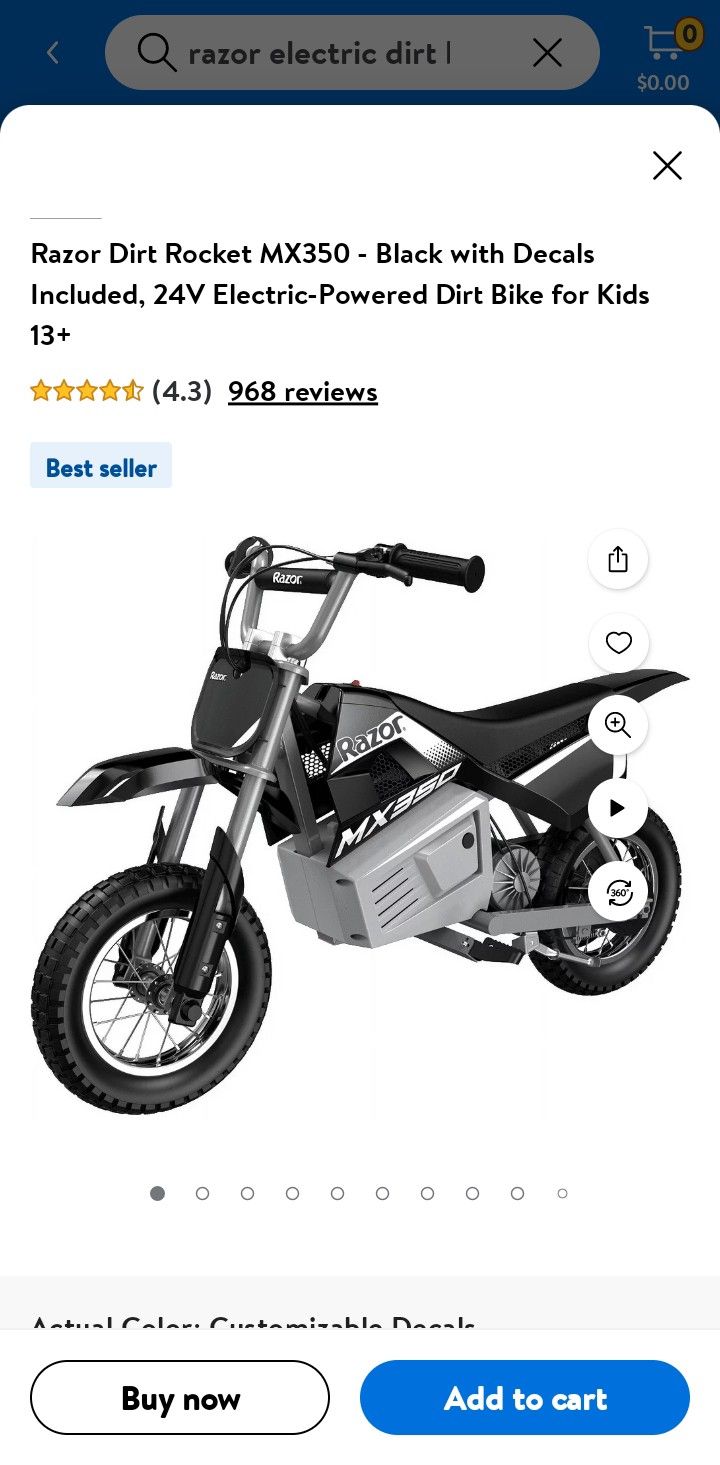 Razor Electric Kids Motorcycle