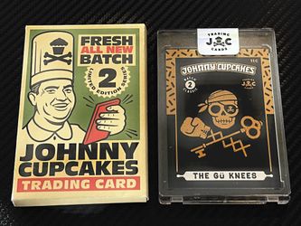 Johnny Cupcakes The Gu Knees Limited 2 Edition Trading Card.