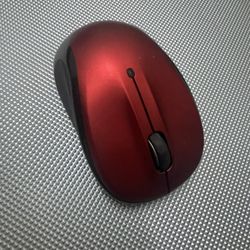 Red Logitech wireless  Mouse