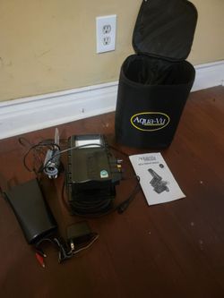 Aqua Vu Mc2x Underwater Camera Instruction Manual And Carry Bag