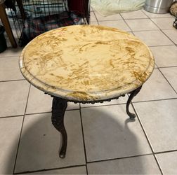 Marble end table