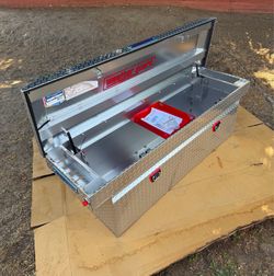 Weather Guard - EXTRA DEEP - Aluminum Tool Box for Full Size Trucks - with keys 🔑