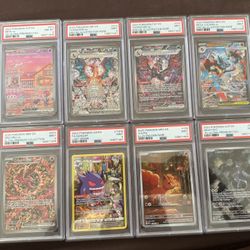 Psa 9 And 8 Pokemon Slabs 