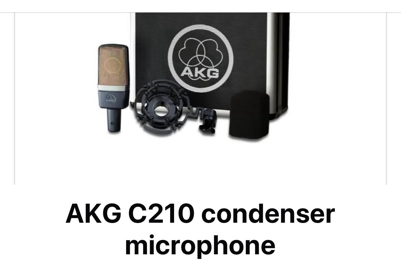 AKG C210 Condenser Microphone