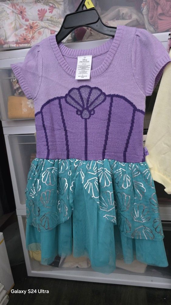 Ariel Little Mermaid Girls Dress